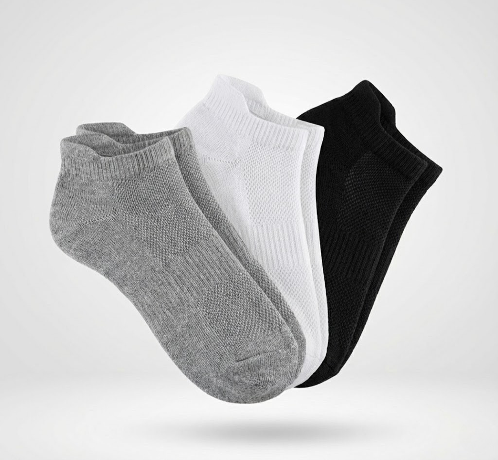 Bamboo Performance Sneaker Socks – 3 Pack