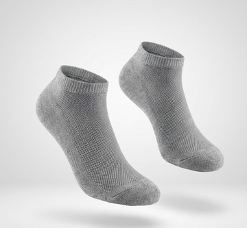 Bamboo Performance Sneaker Socks – Grey