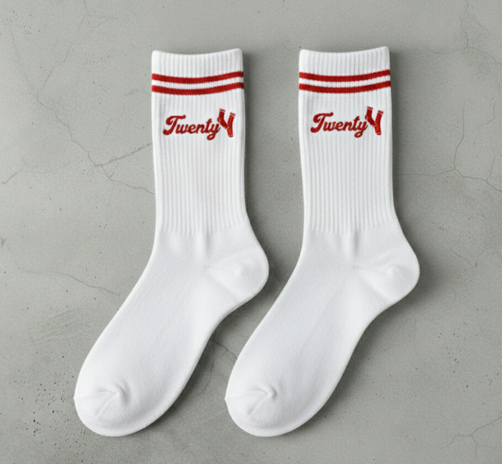 Bamboo Performance Ankle Socks – White