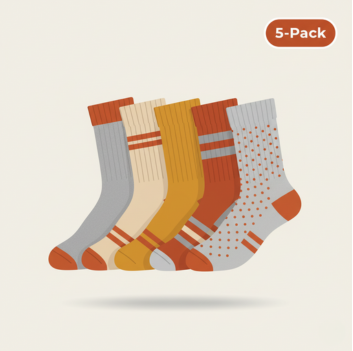 Fruit Socks Combo – 5 Pack